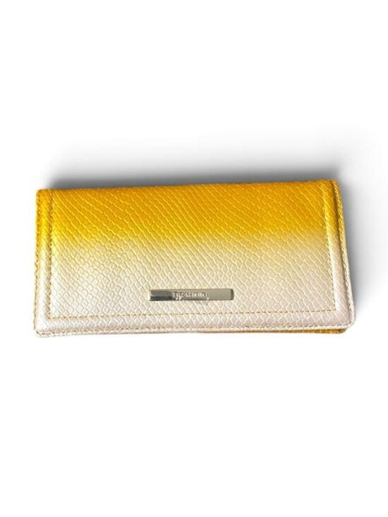 Brahmin Handbags - NWOT - BRAHMIN Ady Wallet Canary Por do Sol LEATHER